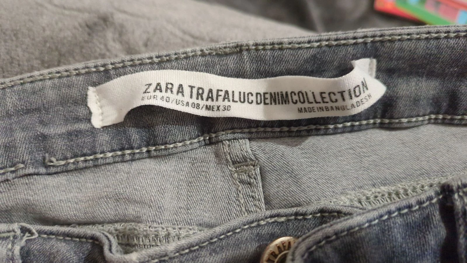 Jeans feminino estilo desgastado Zara trafaluc 40 – photo 8